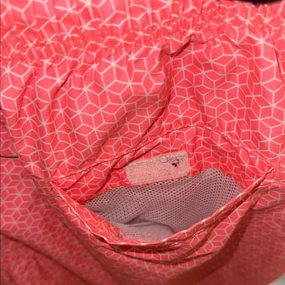 H&M Pink Swim Trunks Relaxed Fit Elastic Waist